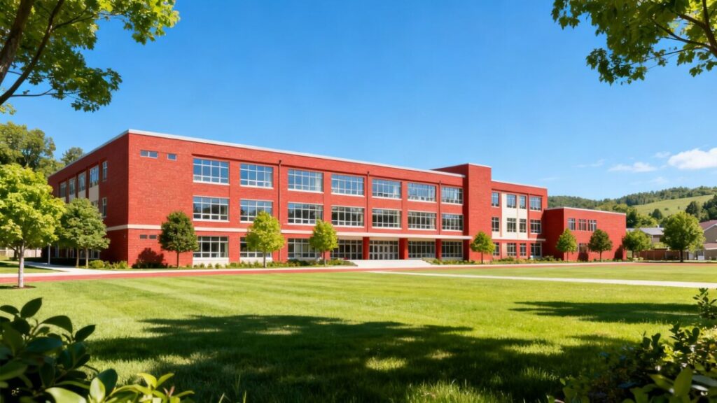 Private K-8 school building in Lutz, Hillsborough County.
