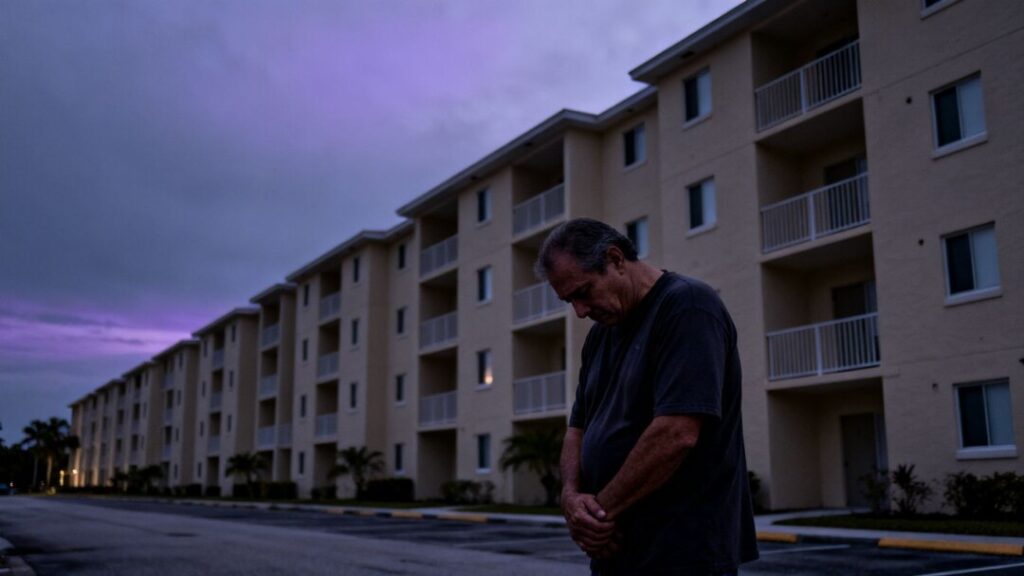 Florida apartment buildings with a distressed resident.