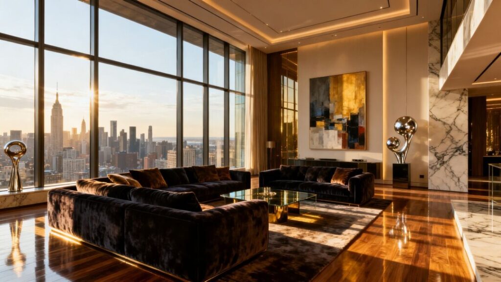 Kempinski Residences Miami Design District luxurious interior with city views.