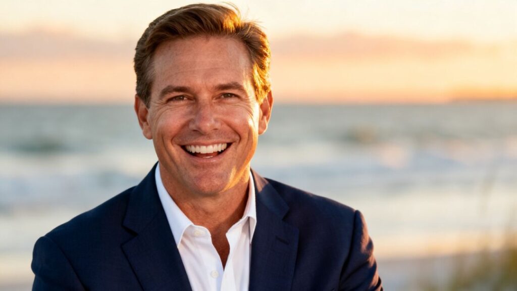 Panama City Beach realtor Charles Sowers smiling professionally.