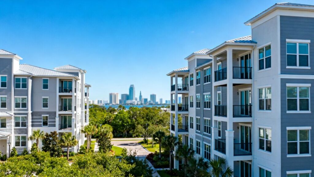 New apartment complex development in Tampa area.