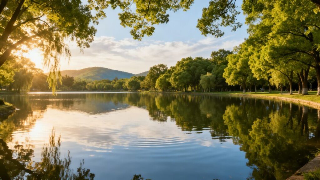 Jonathan Dickinson State Park's natural beauty with trees and water.