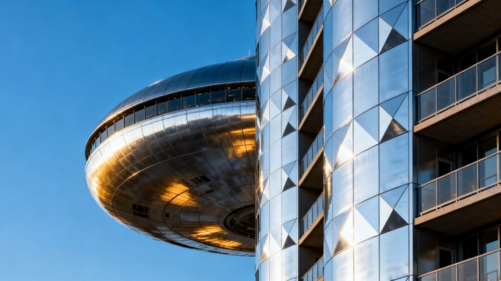 Spaceship-shaped condo in Connecticut