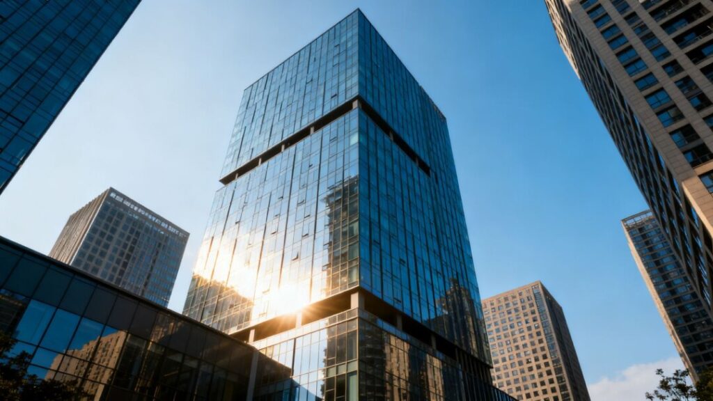 Modern office building in Financial District