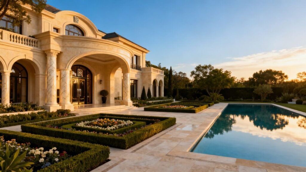 Luxury estate inspired by Rolls-Royce in Delray Beach.