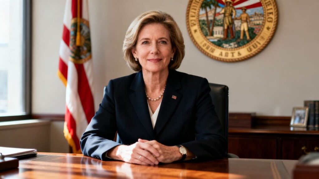 Governor [Richard Barbara] in an official portrait.