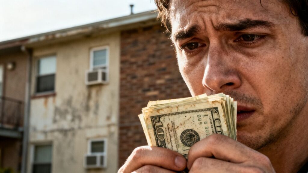 Florida renter struggling to afford apartment with money.