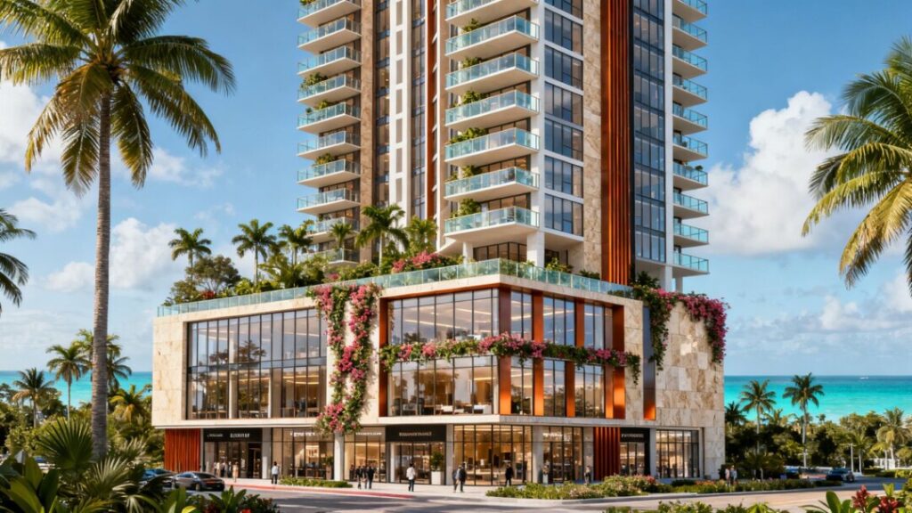 Ziggurat Coconut Grove luxury residences and mixed-use development.