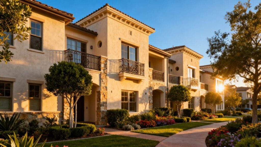 Modern townhome complex in Hallandale Beach
