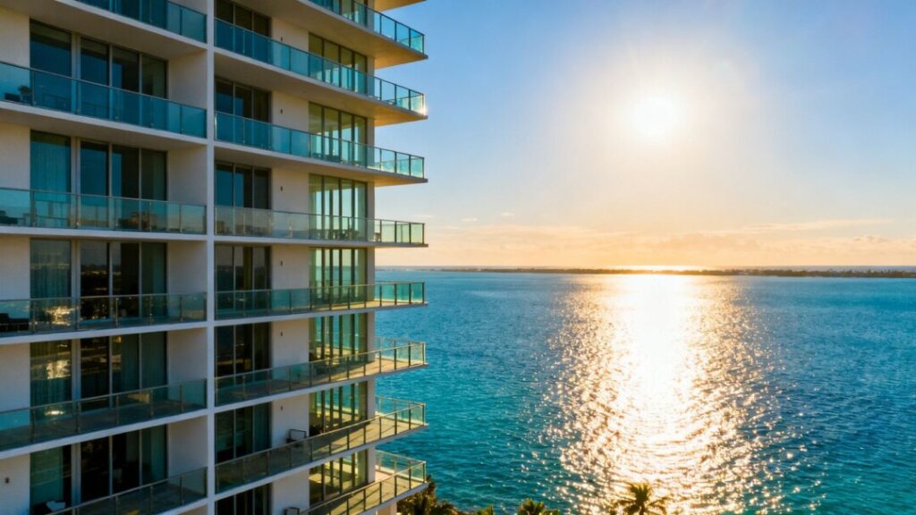 Sarasota waterfront condos with million-dollar prices.