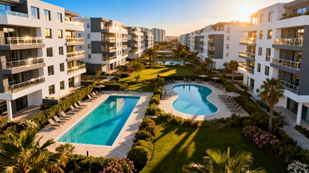 South Florida apartment complex expansion with pools and landscaping.