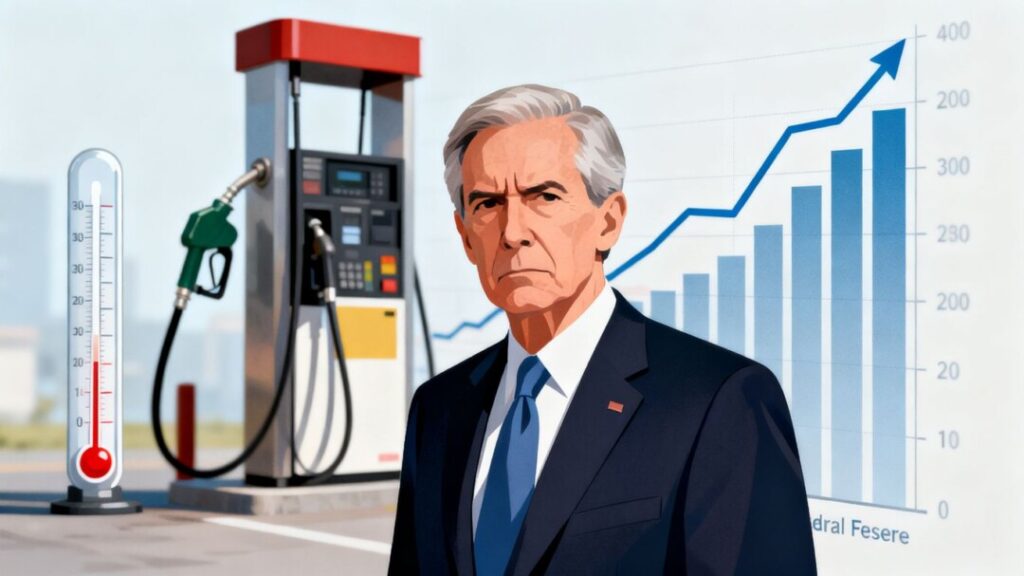 Federal Reserve raises interest rates amid high inflation and energy costs.
