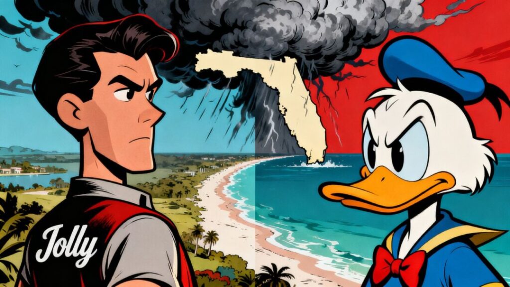 Jolly and Donalds in a heated debate over Florida's insurance.