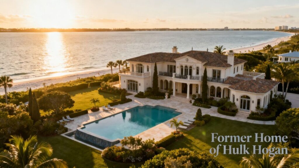 Hulk Hogan's former mansion on Clearwater Beach.
