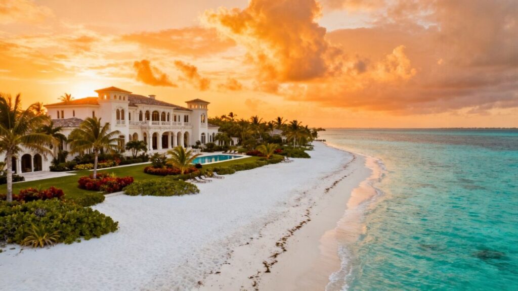 Florida Keys mega-estate with beachfront and ocean views.