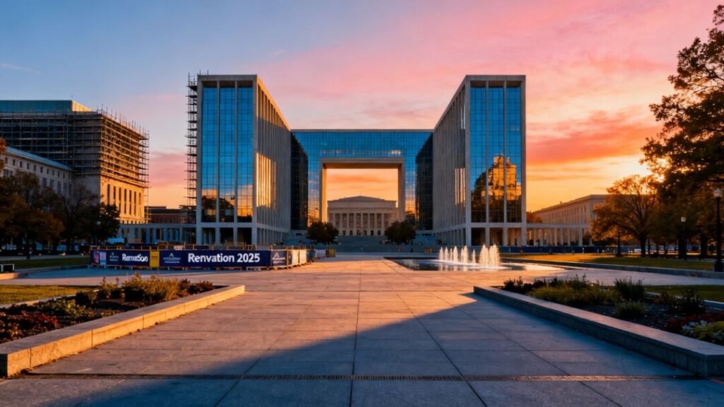 Empire State Plaza in Albany, New York.