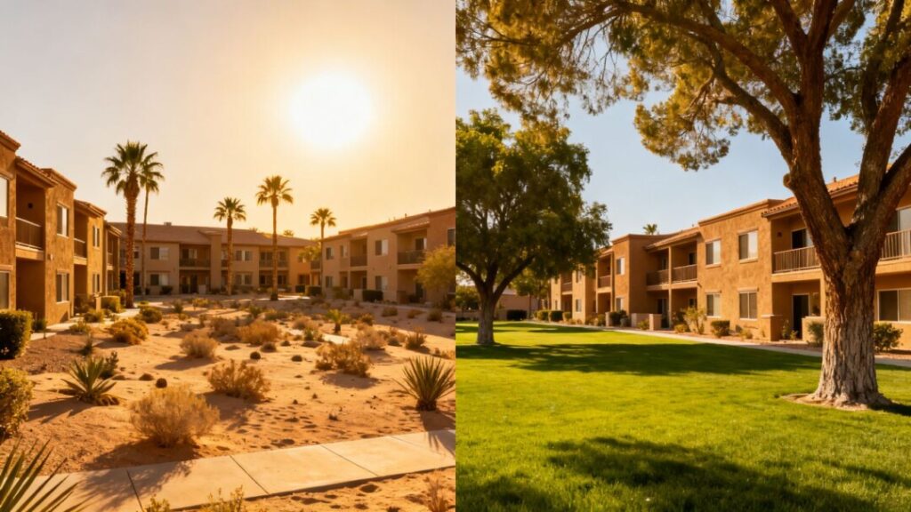 Apartment complexes in Arizona and Florida.