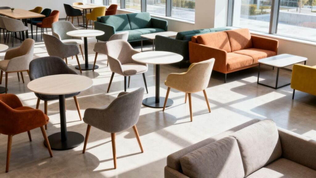 New furniture items for youth clubs.