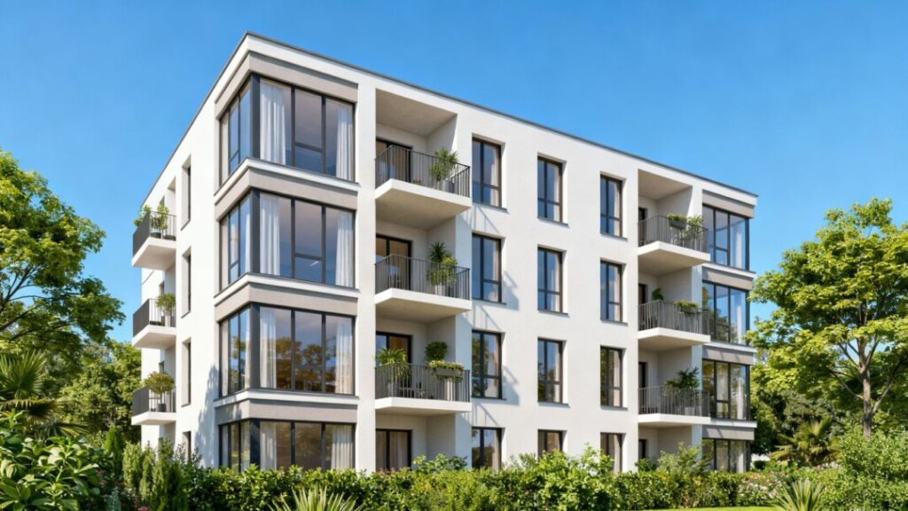 Rendering of a new affordable housing development in the Bronx.