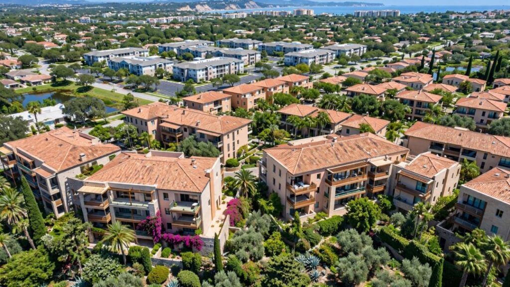 Modern apartment buildings in Sorrento and Jacksonville