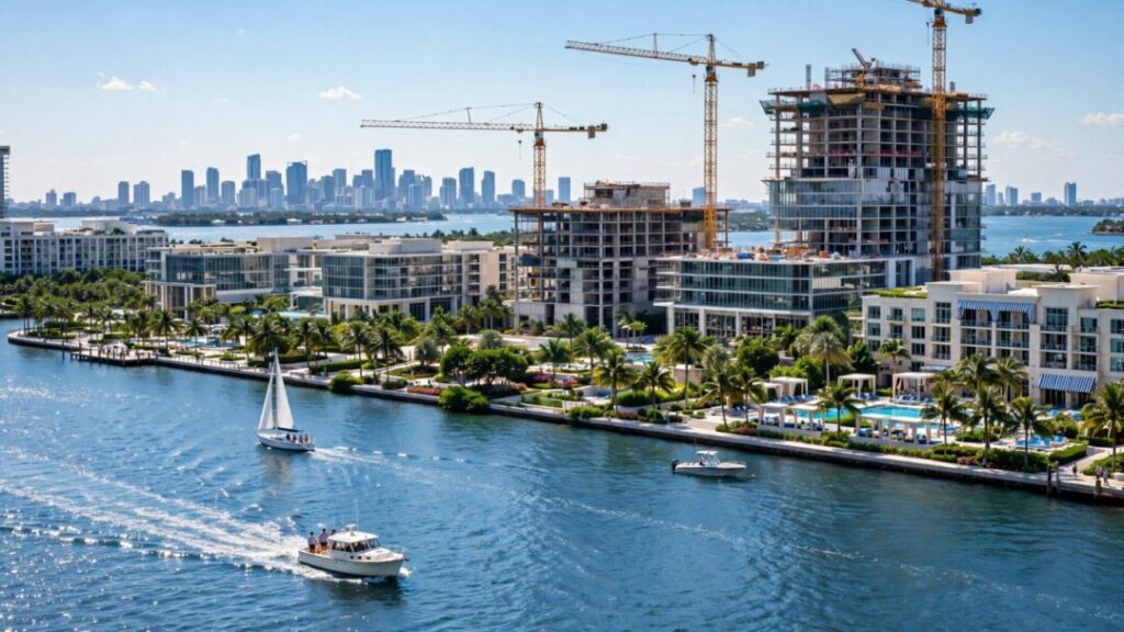 Luxury waterfront tower rising on Miami’s Brickell Key