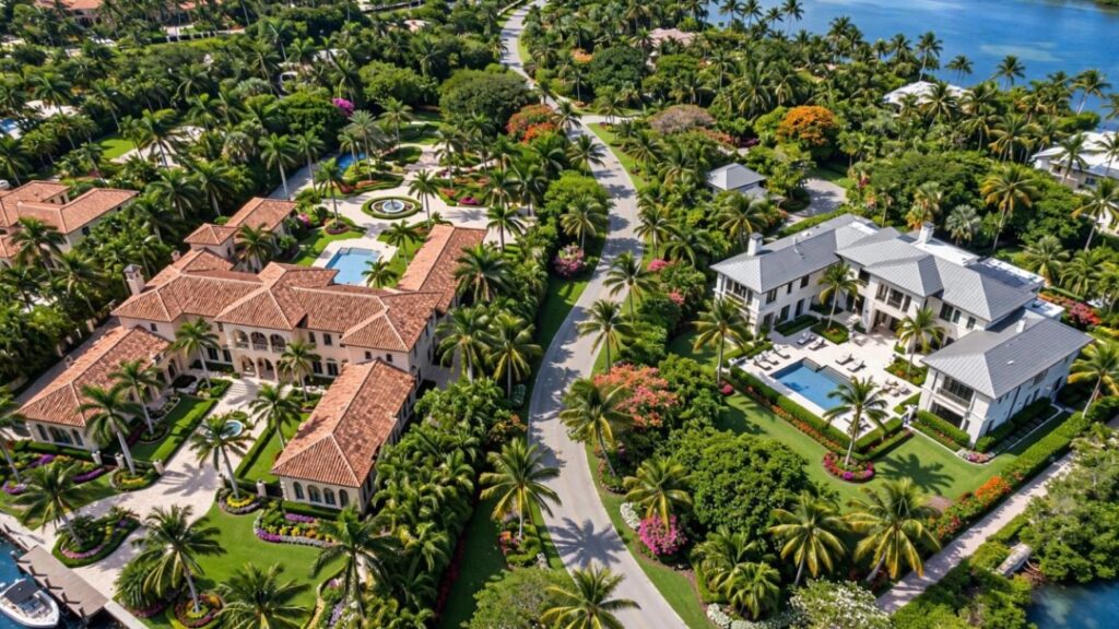 Boca Raton estate and West Palm Beach home among palms