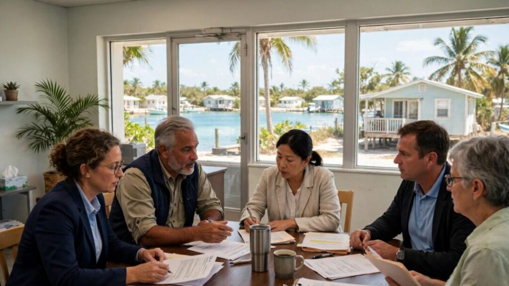 Marathon officials discuss vacation rentals and finance staffing.