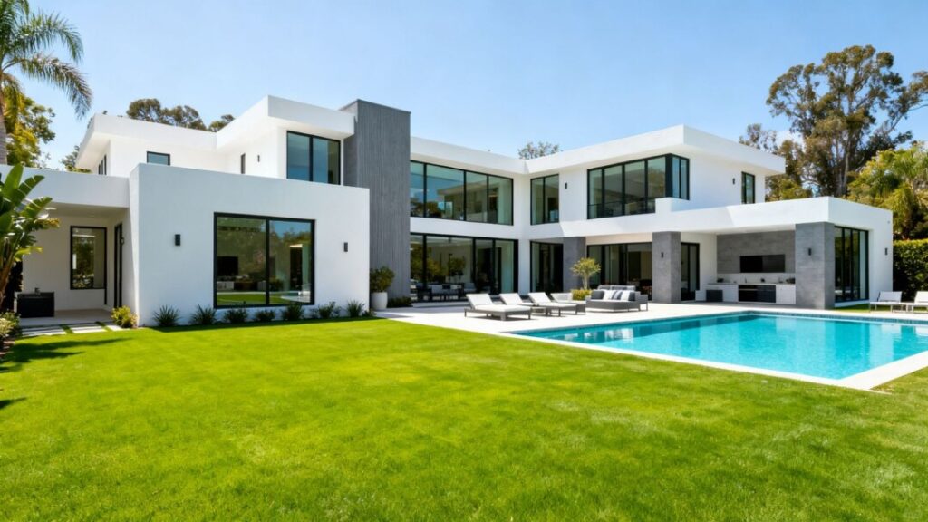 [Simone Biles] and [Jonathan Owens]'s former Houston home exterior.